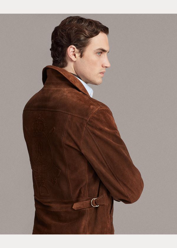 ralph lauren newsboy leather jacket