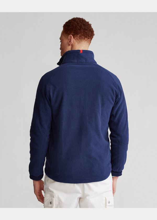 polo shield fleece jacket