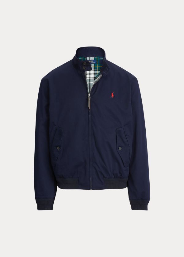 cotton twill jacket polo