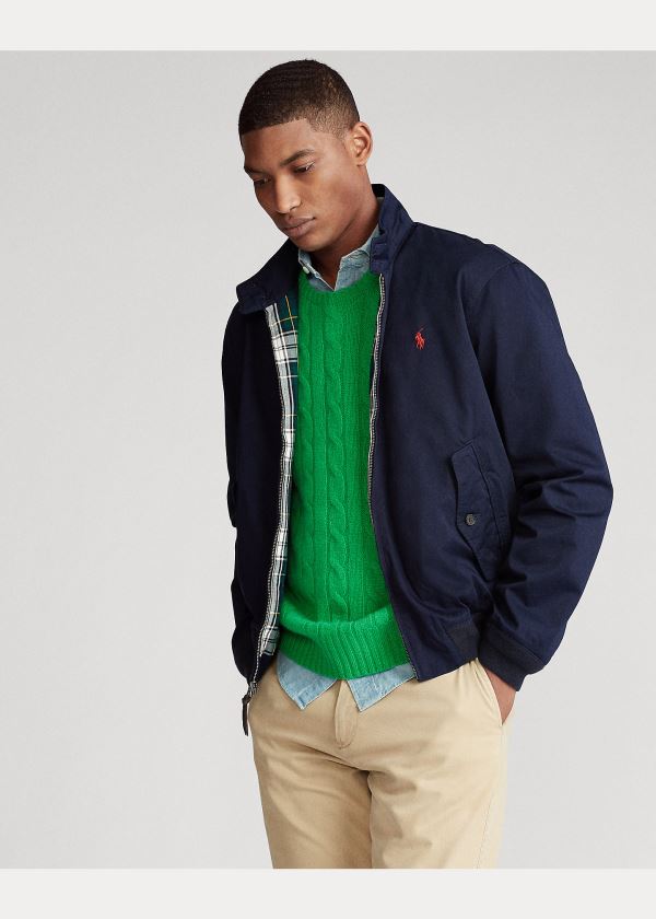 cotton twill jacket polo