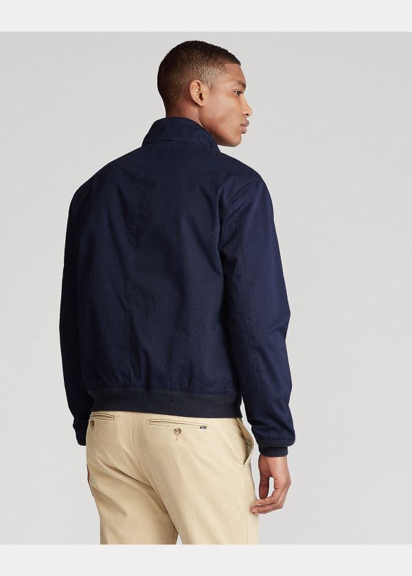 cotton twill jacket polo